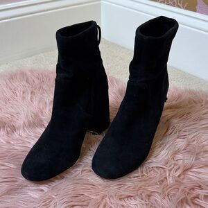 Black Suede Ankle Boots size 9